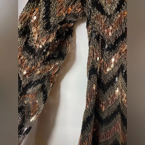 Ready for a party Zigzag Sequin Dress Forever 21 Sz 3X - Picture 8 of 8